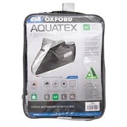 Motorcycle cover OXFORD AQUATEX NEW colour silver, size M_6