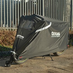 Pokrivač za motocikl OXFORD STORMEX NEW boja crna, veličina S - otporan na visoke temperature; s podstavom_2