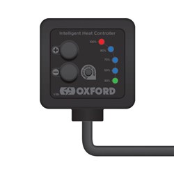 Manetki OXFORD średnica kierownicy 22mm dł. 120mm Szosa kolor czarny, HotGrips Premium Retro (z termostatem)_2
