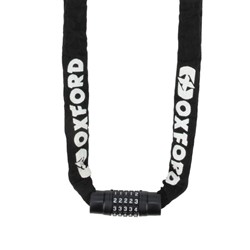 Łańcuch z zapięciem Combi8 OXFORD kolor czarny 900mm ogniwo łańcucha 8mm_0