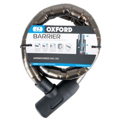 Linka z zapięciem Barrier OXFORD kolor ciemnoszary 1400mm x 25mm_0