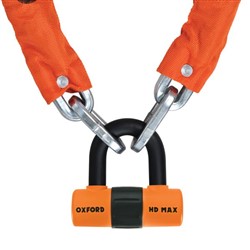 Chain with fastener HD Chain OXFORD colour orange 1500mm chain link 10mm_0