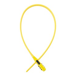 Linka z zapięciem Combi Zip Lock OXFORD kolor żółty 470mm