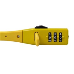Linka z zapięciem Combi Zip Lock OXFORD kolor żółty 470mm_1