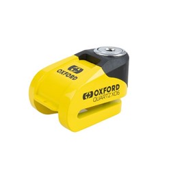 Blokada tarczy hamulcowej Quartz XD6 OXFORD kolor żółty 78mm x 56mm trzpień 6mm