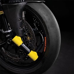Brake disc lock with alarm Alarm-D OXFORD colour black/yellow 208mm x 198mm mandrel 16mm_6
