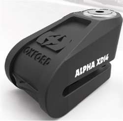 Pidurikettalukk alarmiga Alpha XD14 OXFORD värv must 87mm x 56mm klemm 14mm_2