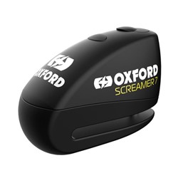 Blokada tarczy hamulcowej z alarmem Screamer7 OXFORD kolor czarny 78mm x 56mm trzpień 7mm_0