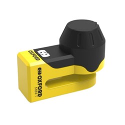 Blokada tarczy hamulcowej Mini Titan OXFORD kolor żółty trzpień 5,5mm