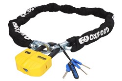 Chain with fastener Boss OXFORD colour yellow 1500mm mandrel 14mm chain link 12mm_1