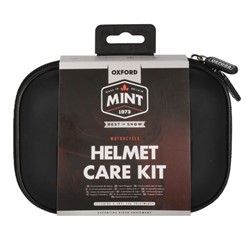 Helmet care kit OXFORD MINT 0,2l for cleaning The set contains ANTI FOG, HELMET SANITISER, HELMET CLEANER and microfibril cloth._6