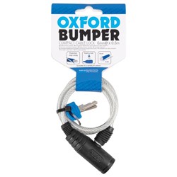 Linka z zapięciem Bumper Cable lock OXFORD kolor przezroczysty 600mm x 6mm_0