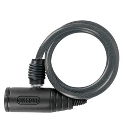Linka z zapięciem Bumper Cable lock OXFORD kolor czarny 600mm x 6mm_1