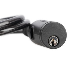 Aizsardzība pret zādzību OXFORD Bumper Cable lock krāsa melna 0,6m x 6mm