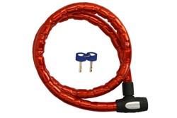 Cable with fastener Barrier OXFORD colour red 1400mm_0