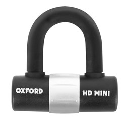 Pidurikettalukk alarmiga HD Mini OXFORD värv must spindel 14mm_0