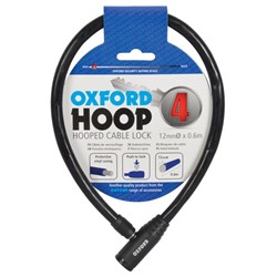 Linka z zapięciem Hoop4 OXFORD kolor czarny 600mm x 4mm_1