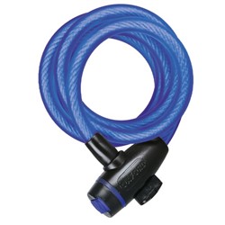 Cable with fastener Cable Lock OXFORD colour blue 1800mm x 12mm_0