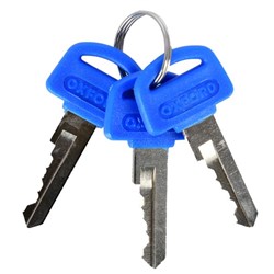 Aizsardzība pret zādzību OXFORD Cable Lock krāsa gaiši zila 12mm_5