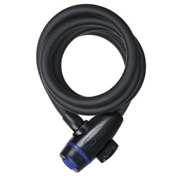 Cable with fastener Cable Lock OXFORD colour black 1800mm x 12mm
