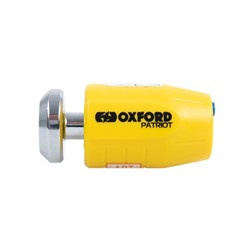 Blokada tarczy hamulcowej PATRIOT OXFORD kolor żółty 87mm x 43mm x 14mm trzpień 10mm_0