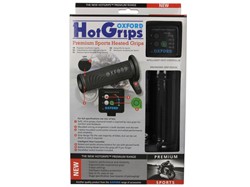 Grips OXFORD handlebar diameter 22mm length 123mm Road colour black, HotGrips PREMIUM SPORTS (with thermostat)_0