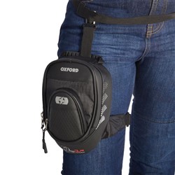 Thigh bag L1R Leg Bag OXFORD (1L) colour black, size OS_2
