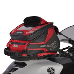 Tank bag M4R Tank'n'Tailer OXFORD (4L) colour red, size OS (also ability to fit on the rear part of a motorcycle; magnet fitting)