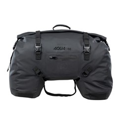 Motorcycle rear bag AQUA D50 OXFORD (50L) colour black, size OS (waterproof)