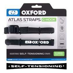 luggage belt ATLAS G-HOOK OXFORD colour black (pair)