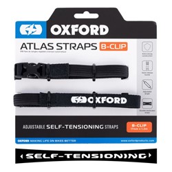 luggage belt ATLAS B-CLIP OXFORD colour black (pair)