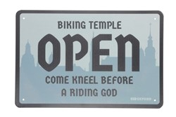 Garage plate OXFORD, size 200; 300mm, sign/digit Temple, material metal