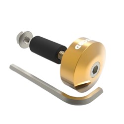 Handlebar ends BarEnds 1 CNC 13; 18 colour Golden, (for 22mm handlebars)_0