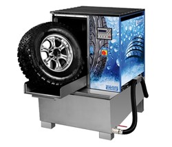 Wheel washing device