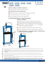 Hand-operated hydraulic press OMA OMA 656B