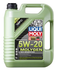 Molygen New Generation 5W20 (5L). Motoreļļa, kas veidota no netradicionālām bāzes eļļām un uz volframa bāzes veidotu pretnodiluma piedevu paketi. Piemērota Japānā un ASV ražotiem automobīļiem_0