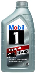 Alyva keturtakčiams varikliams MOBIL 1 Racing (1L) SAE 15W50 sintetinis MOBIL 1 RACING 4T 1L