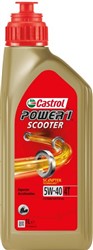 Olej silnikowy 4T 5W40 CASTROL Power 1 Scooter 1l 4T, API SL JASO MB Syntetyczny_0