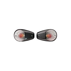 Indicator INDFBLKT front/rear L/R, a set of 2 indicators fitting on fairing; white covers)