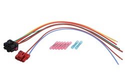 Harness wire (400mm, number of pins: 3/8, 0,5-2,5mm², 8 cables; heat shrinkable quick-coupler with glue, L/R) fits: VW PASSAT B5, PASSAT B5.5 1.6-4.0 08.96-05.05