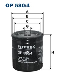 Eļļas filtrs FILTRON OP 580/4_0
