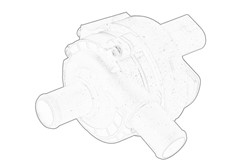 Auxiliary electric water pump OE RENAULT 14 4B 000 04R