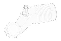 Przewód filtra powietrza 17880-27010