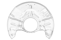 Brake disc cover OE TOYOTA 47781-0F010