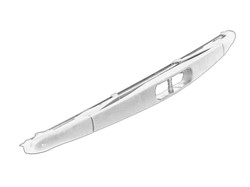 Wiper blade 85242-0D010 standard 300mm (1 pcs) rear_1