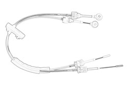 Gear shifter cable 55499540_0