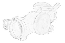 Eļļas atdalītājs, Kartera ventilācija OE VW 036 103 464AK_0