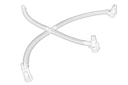 Fuel overflow hoses and elements OE VW 04B 130 235B