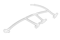 Fuel overflow hoses and elements OE VW 04L 130 235L