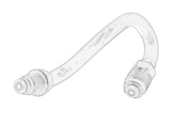 Flexible brake hoses OE VW 1K0 611 763E